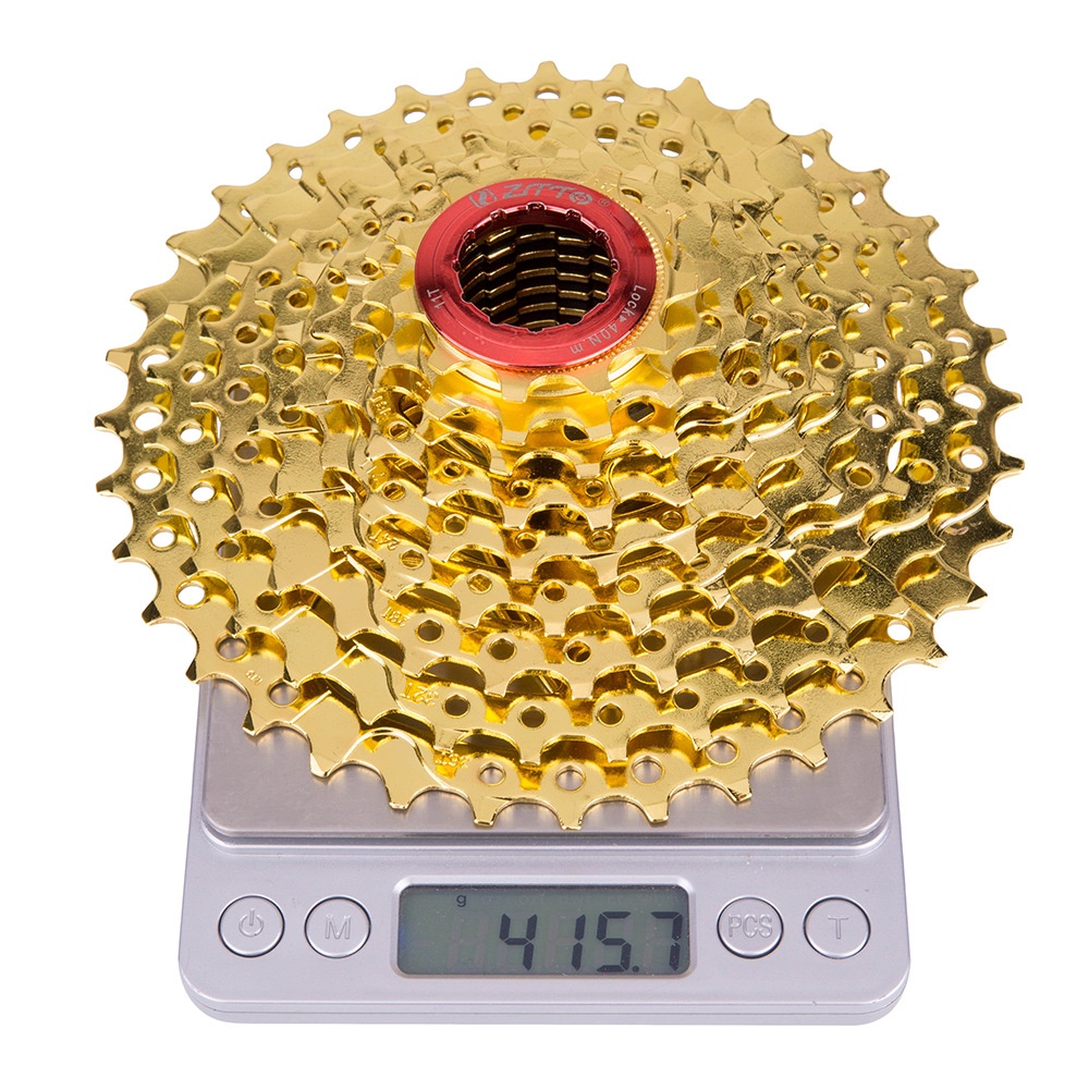 ZTTO 9s Cassette 11-36T 9 Speed Freewheel Flywheel Sprocket Gold Bicycle Parts 9-speed 11T-36T - Image 3