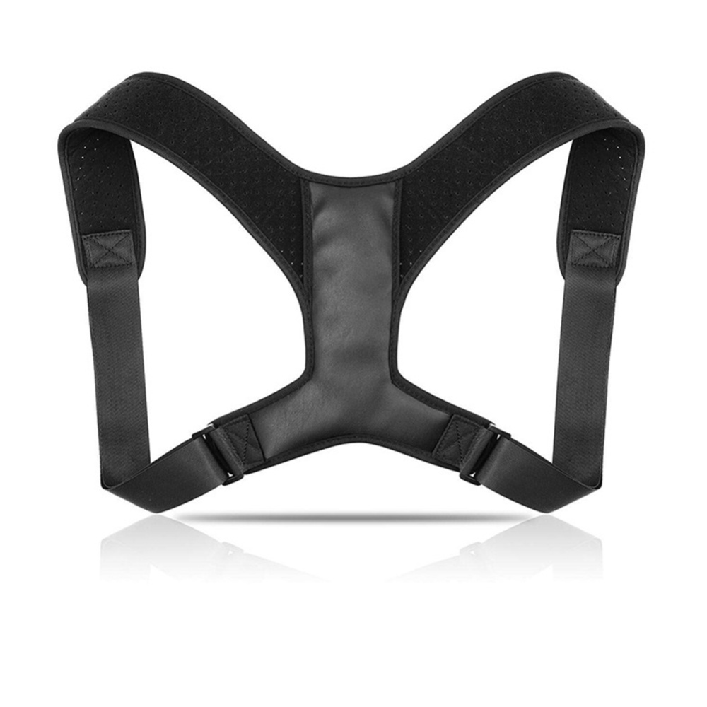 Breathable Invisibility Correction Belt Children Humpback Clavicle Inner Wear Leather Corrector black_One size - Image 2