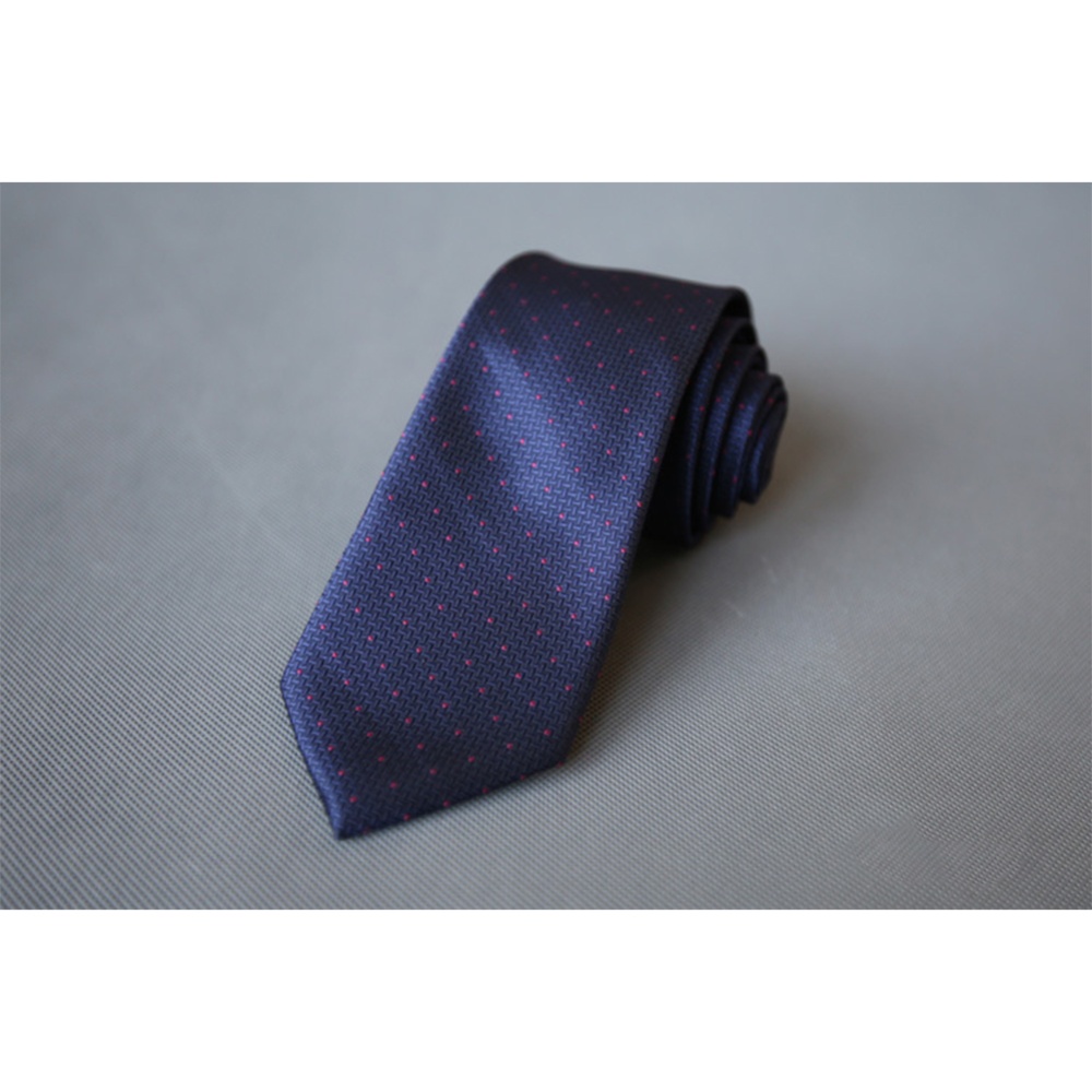 Men's Wedding Polyester Tie 7cm Necktie for Party Business QLD-006 - Image 3