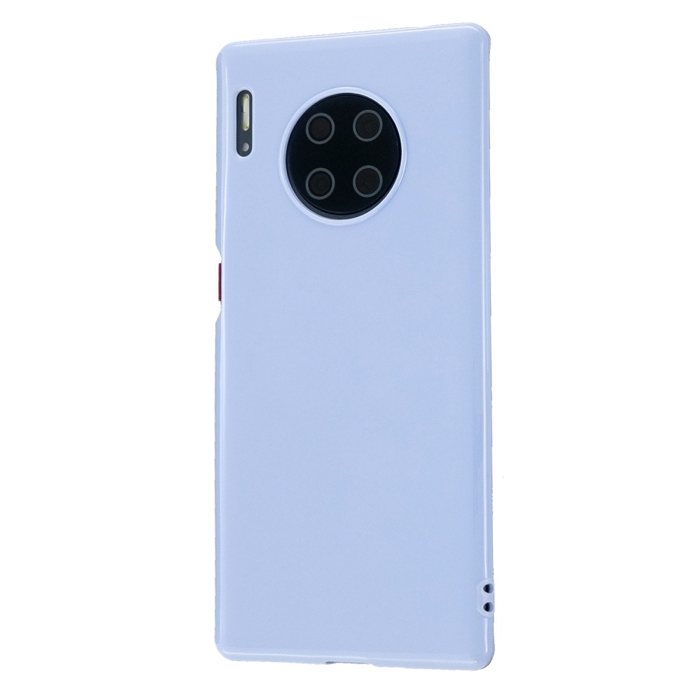 For HUAWEI Mate 30/30 Lite/30 Pro Cellphone Case Simple Profile Soft TPU Shock-Absorption Phone Cover Taro purple - Image 3