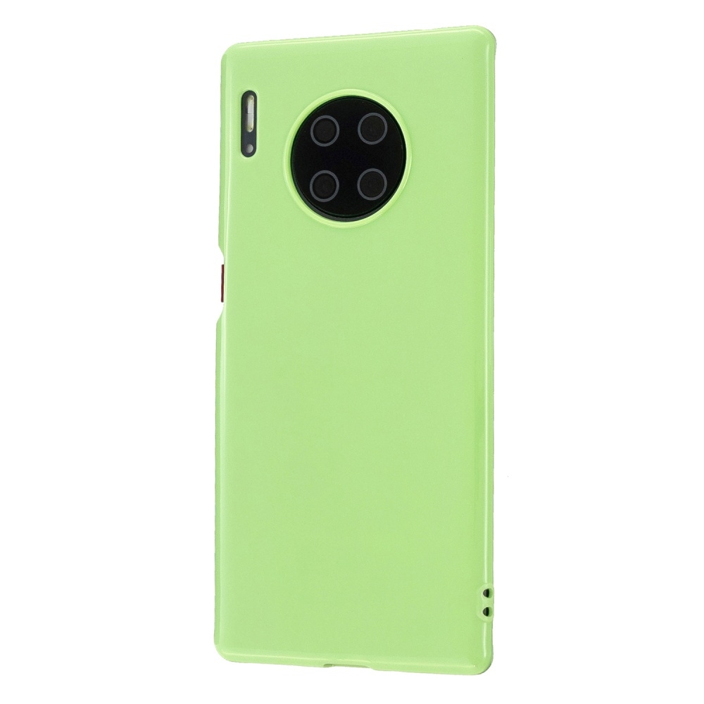 For HUAWEI Mate 30/30 Lite/30 Pro Cellphone Case Simple Profile Soft TPU Shock-Absorption Phone Cover Fluorescent green - Image 3