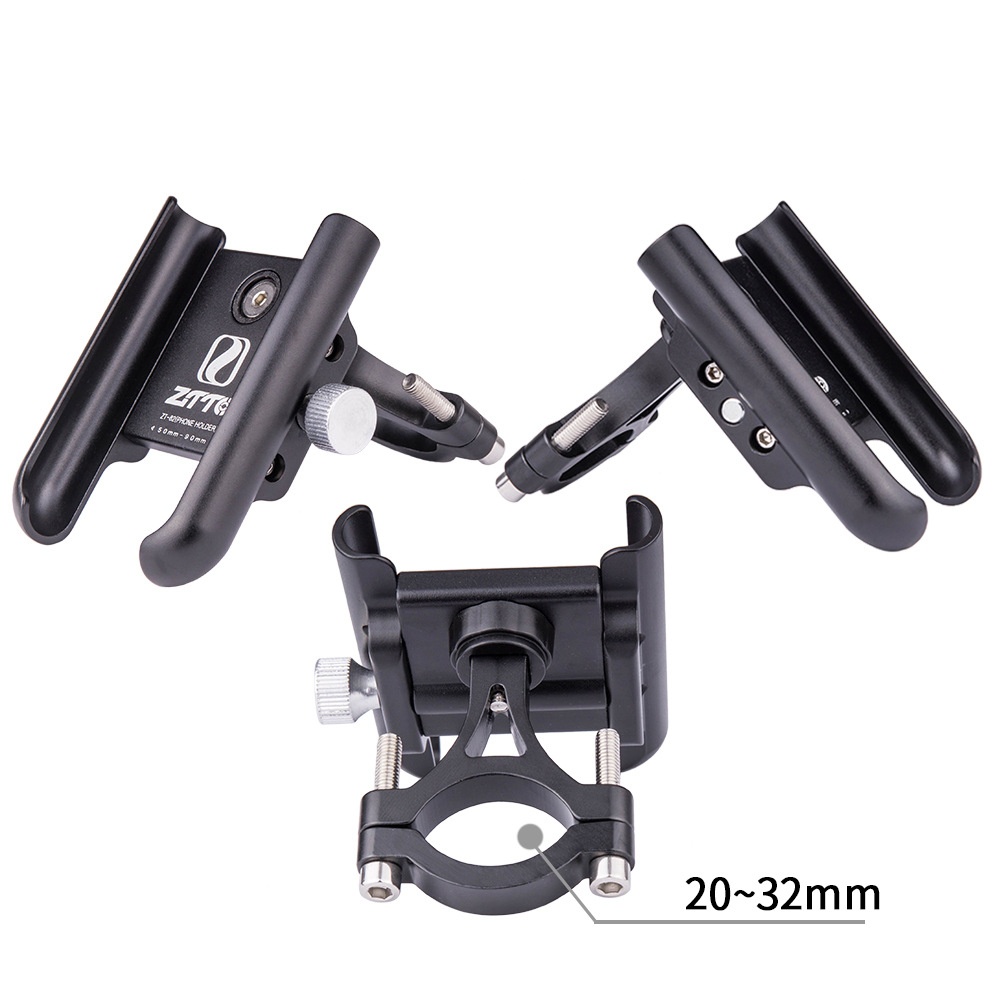 ZTTO Bicycle Aluminium Alloy Mobile Phone Bracket GPS Motorcycle Navigation Z82 black - Image 2