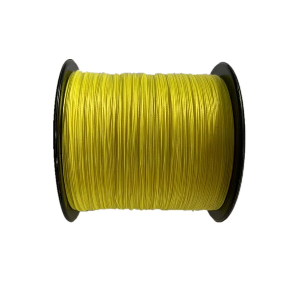 1000 M Fishing Line 8 Strands Pe Strong Pull Tackle yellow_1000m_40LB/0.32mm - Image 2