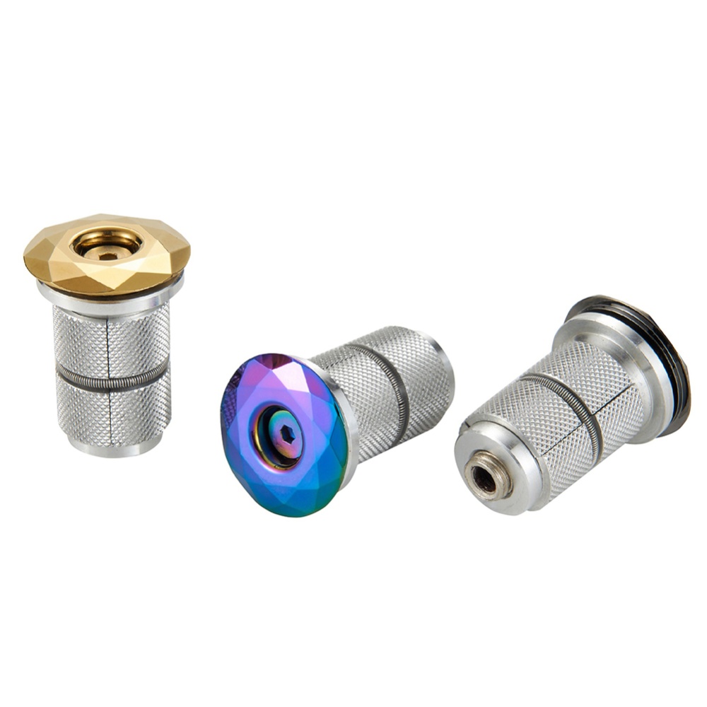 Bike Headset Stem Top Cap Compression plug Nut Compressor Expansion colorful_Card - Image 3