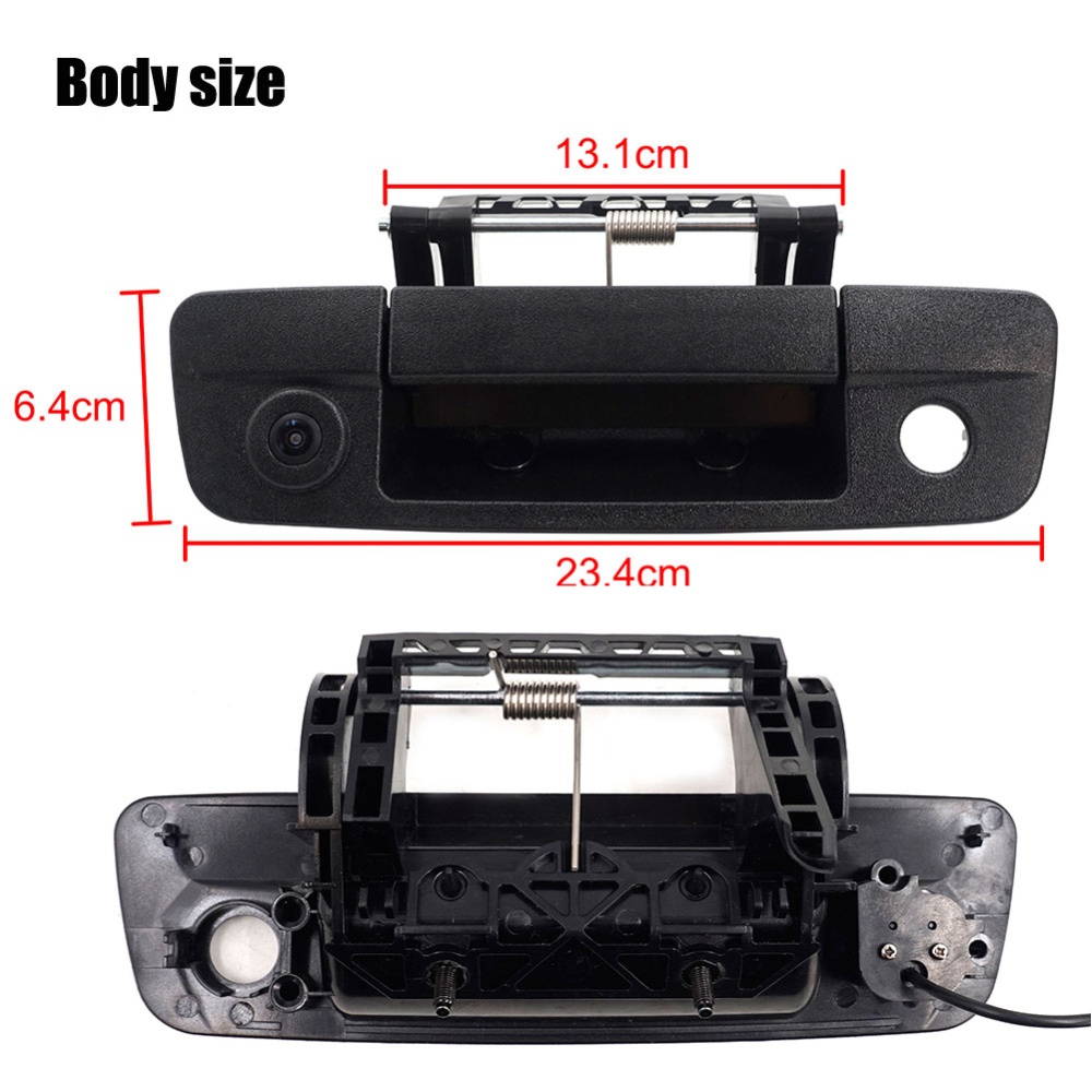 Pickup Car Handle Reversing Camera Tailgate Backup Parking Camcorder for Ram 1500 2500 3500 Black - Image 3