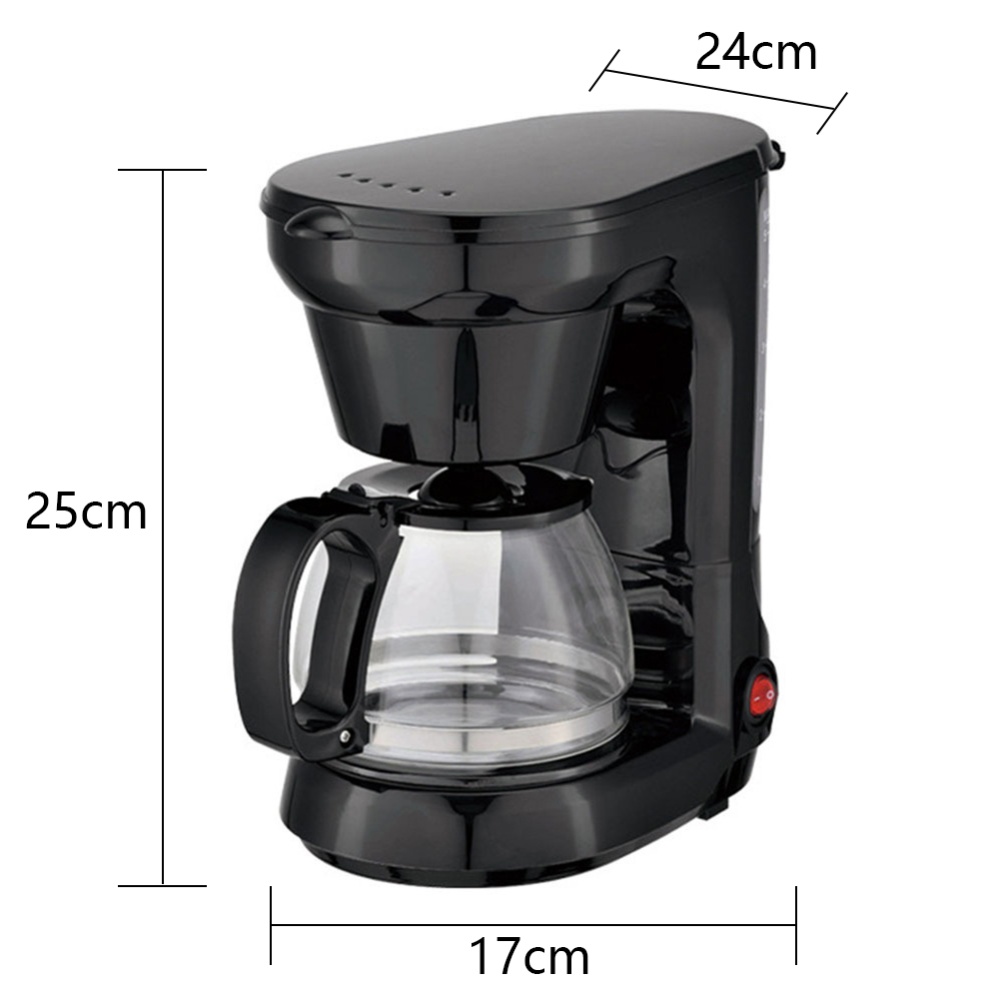 650w Automatic Drip Coffee Maker 750ml Large Capacity Espresso Machine with Thermostatic Base for Beginners EU Plug - Image 3