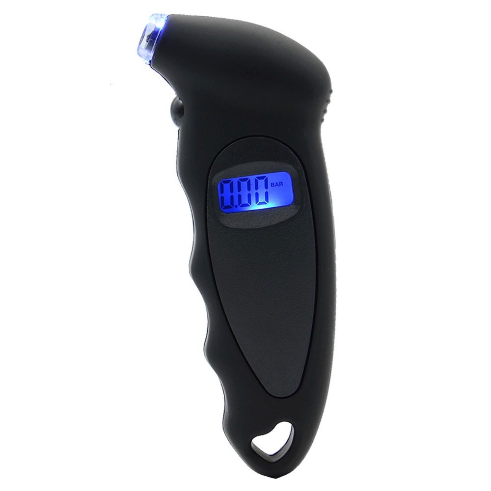 Tire Pressure Gauge 0-150 PSI High Precision Digital Background silver - Image 2