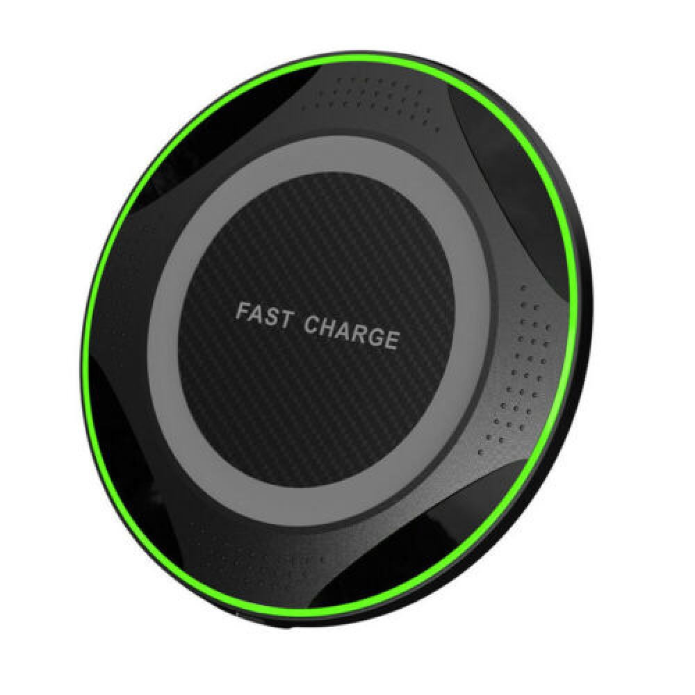 QI 10W Fast Wireless Charger Charging Pad for Huawei P30/Mate 20 Pro Samsung S10 black - Image 3