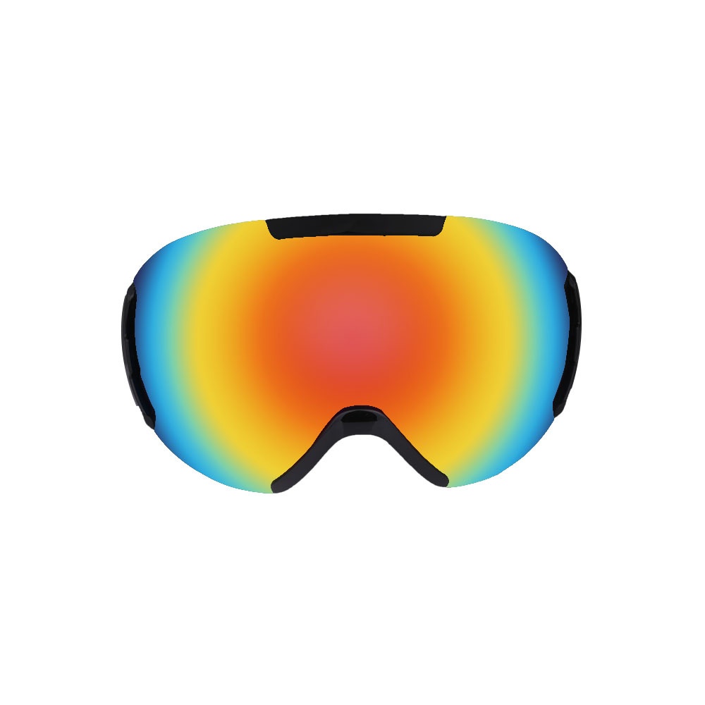 Ski Goggles with Large Spherical Double Layers Antifog Climbing for Women and Men Fluorescent yellow-green tablets - Image 3