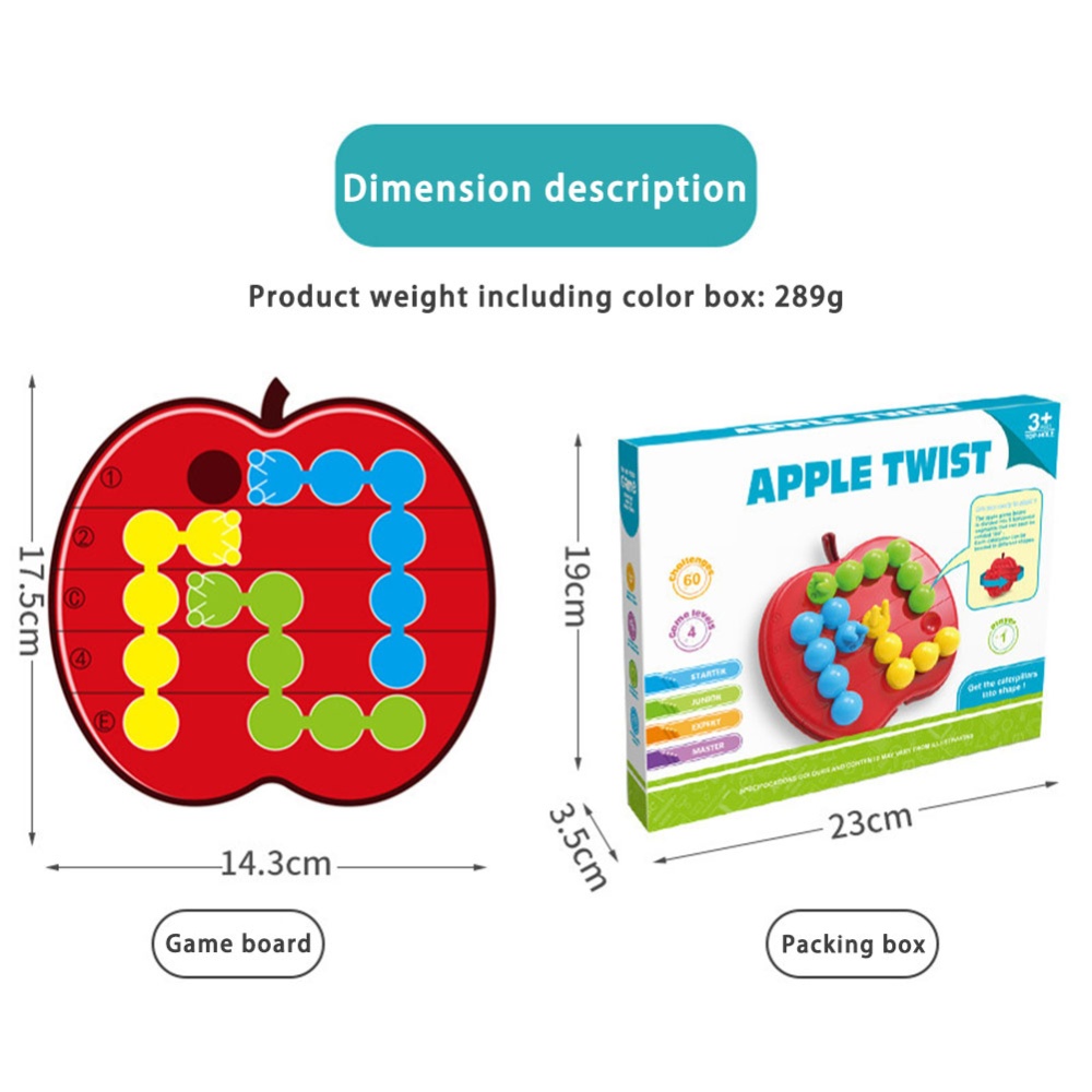 Caterpillars Tabletop Game Logical Thinking Training Parent-child Interaction Puzzle Toys for   Gifts - Image 3