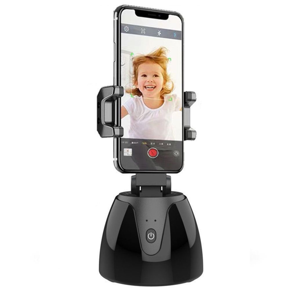 Q1 Automatic Smart Selfie Stick 360 Degree Rotation Mobile Phone Holder Face Tracking Camera Gimbal For Video Recording black - Image 3