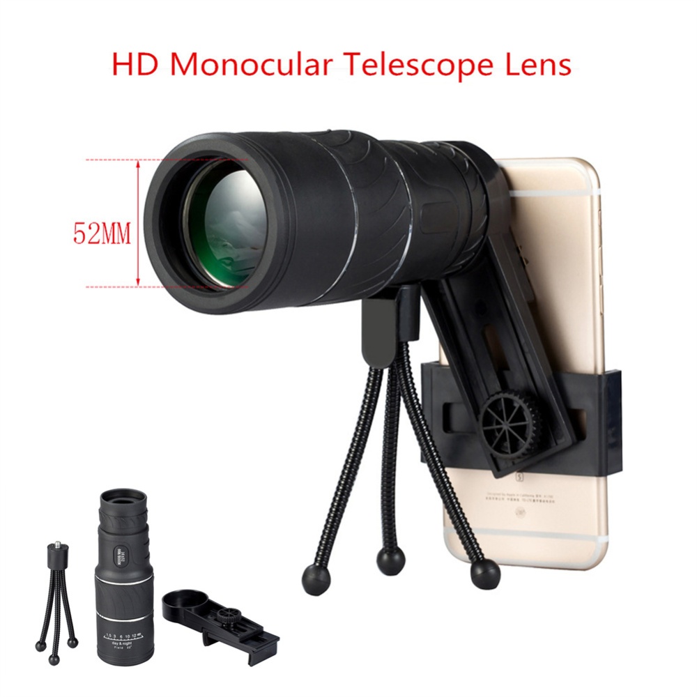 16X 52 High-power HD Monocular Low-light Night Vision Sports Camera Telescope - Image 2