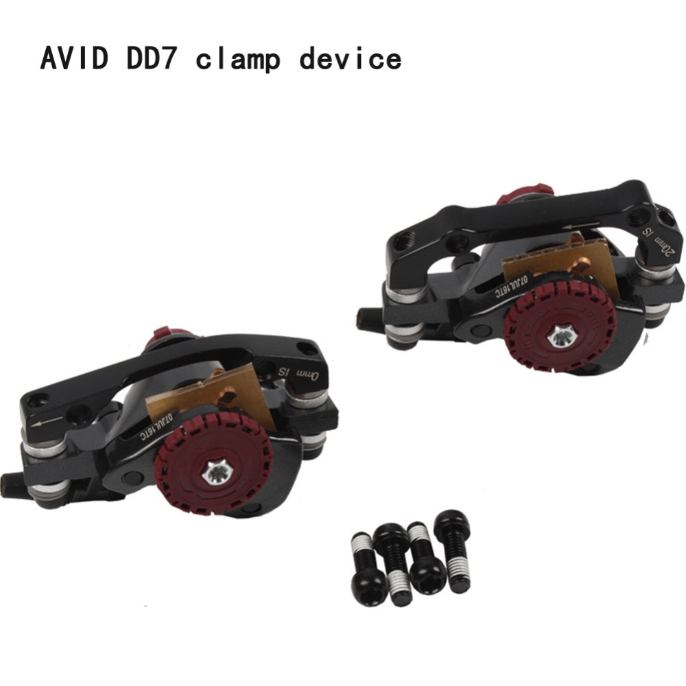 Bicycle Line Pulling Brakes Mechanical Disc Parts A pair of front and rear 160mm clamps - Image 2