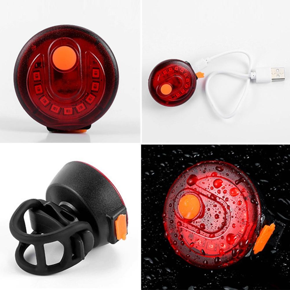 Bicycle Taillights USB Rechargeable 9 LED Safety Warning Lights Bike taillight - Image 3