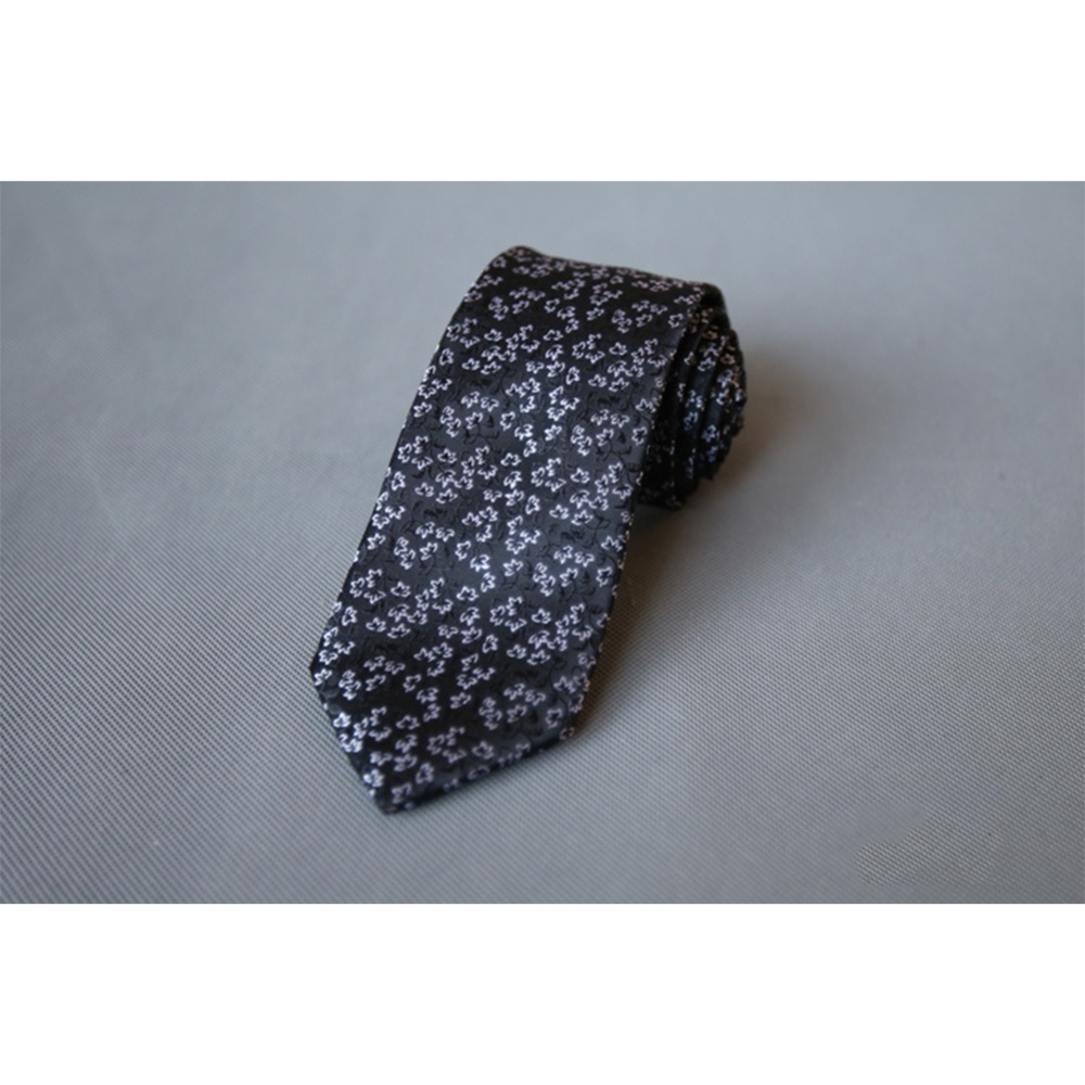 Men's Wedding Polyester Tie 7cm Necktie for Party Business QLD-015 - Image 3