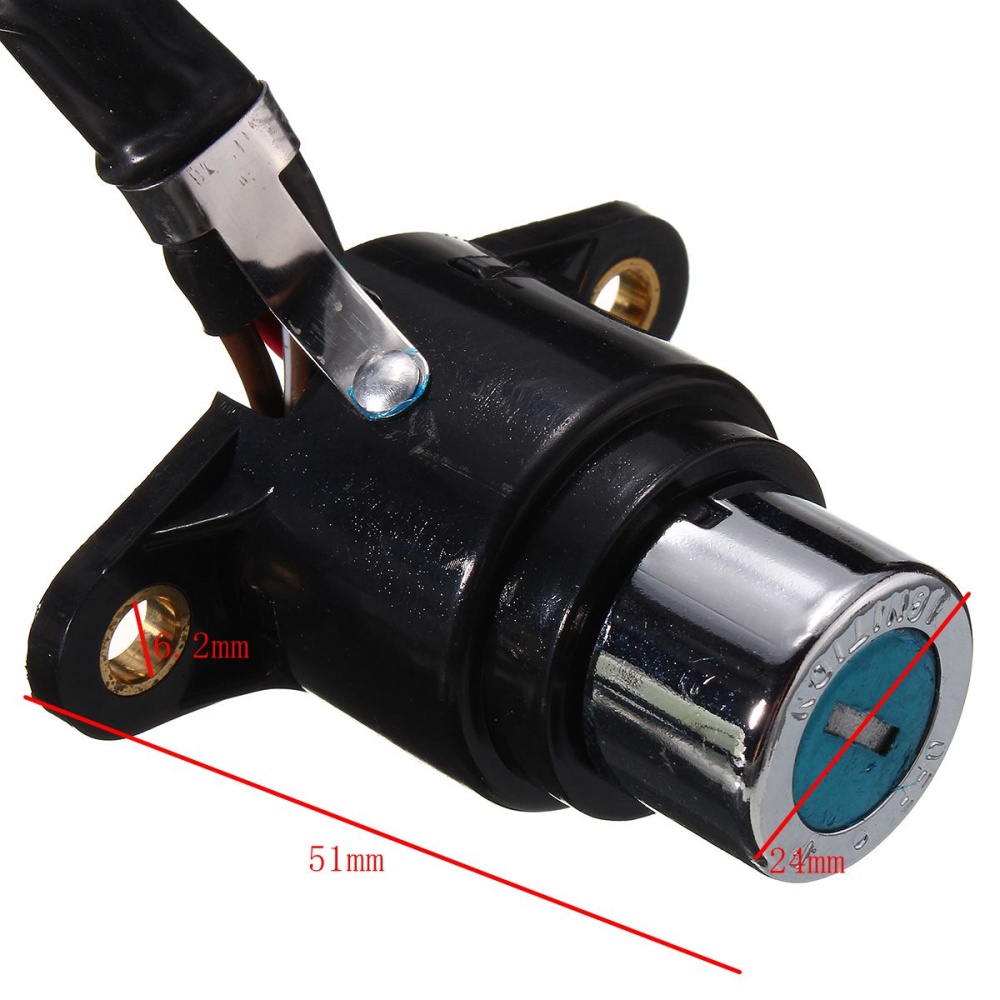 Motorcycle Ignition Key Switch Lock Craft Assembly for Honda CB125/CM400/CB400 - Image 2