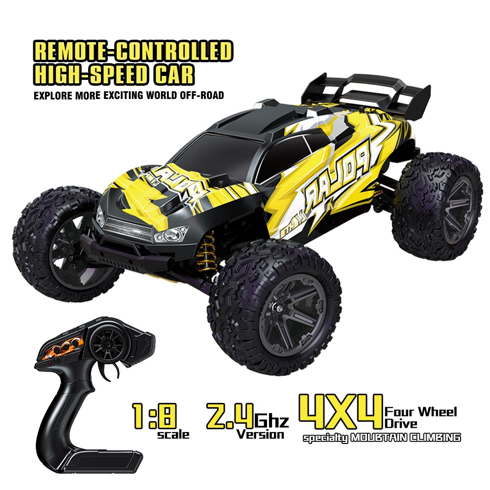 Hs10422 1/8 Rc Car 2.4g 7.4v 1500mah Full Proportional Control Big Foot High Speed 45km/h Models 2 battery - Image 2