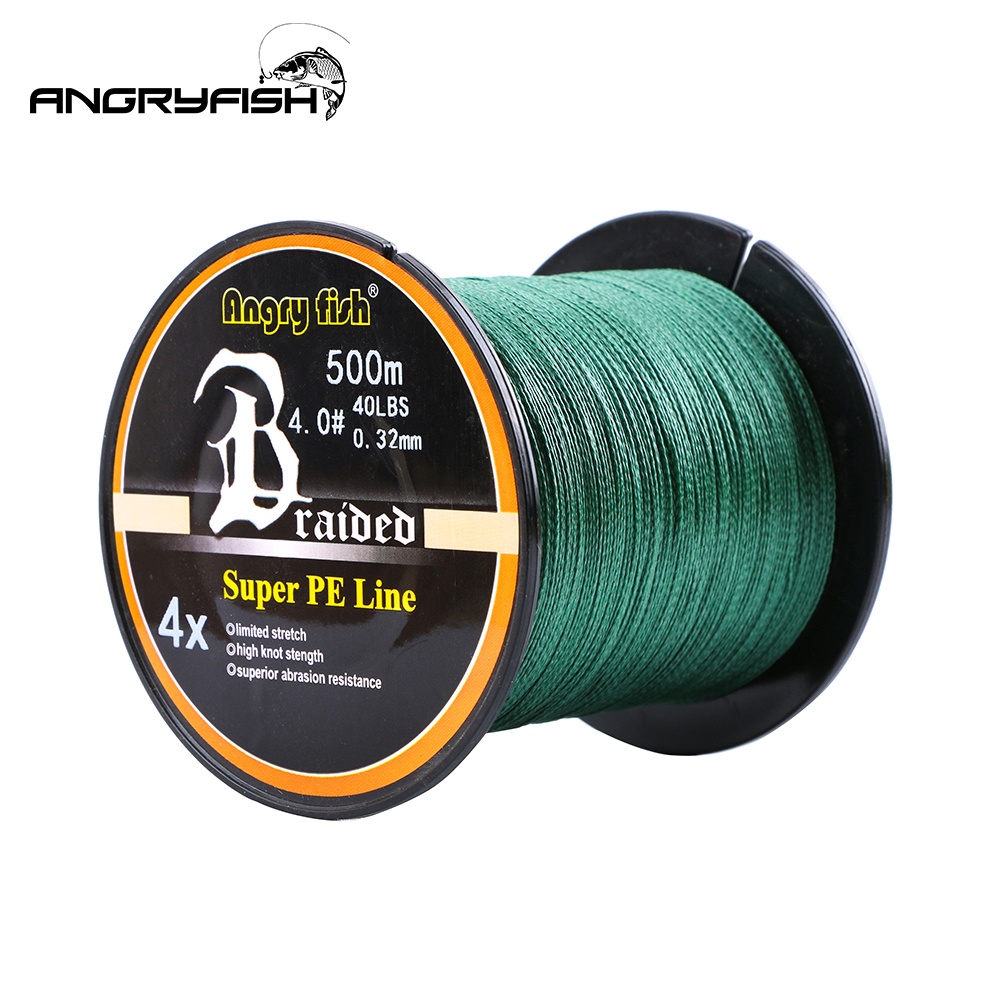 Advanced Professional 500m/547yds 4braid Solid Color Braided Fish Line - Dark Green 0.18mm-22lb - Image 2