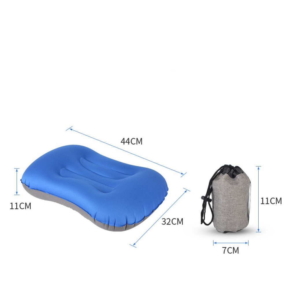 Air Pillow Outdoor Camping Indoor Inflatable Waist Emerald - Image 3