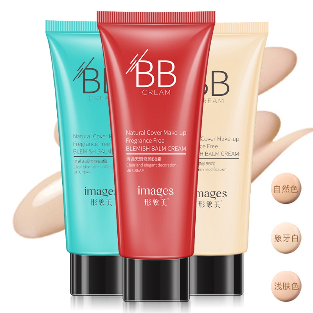 BB Cream Base Makeup Concealer Moisturizer Cosmetics Face Foundation Light skin tone - Image 3