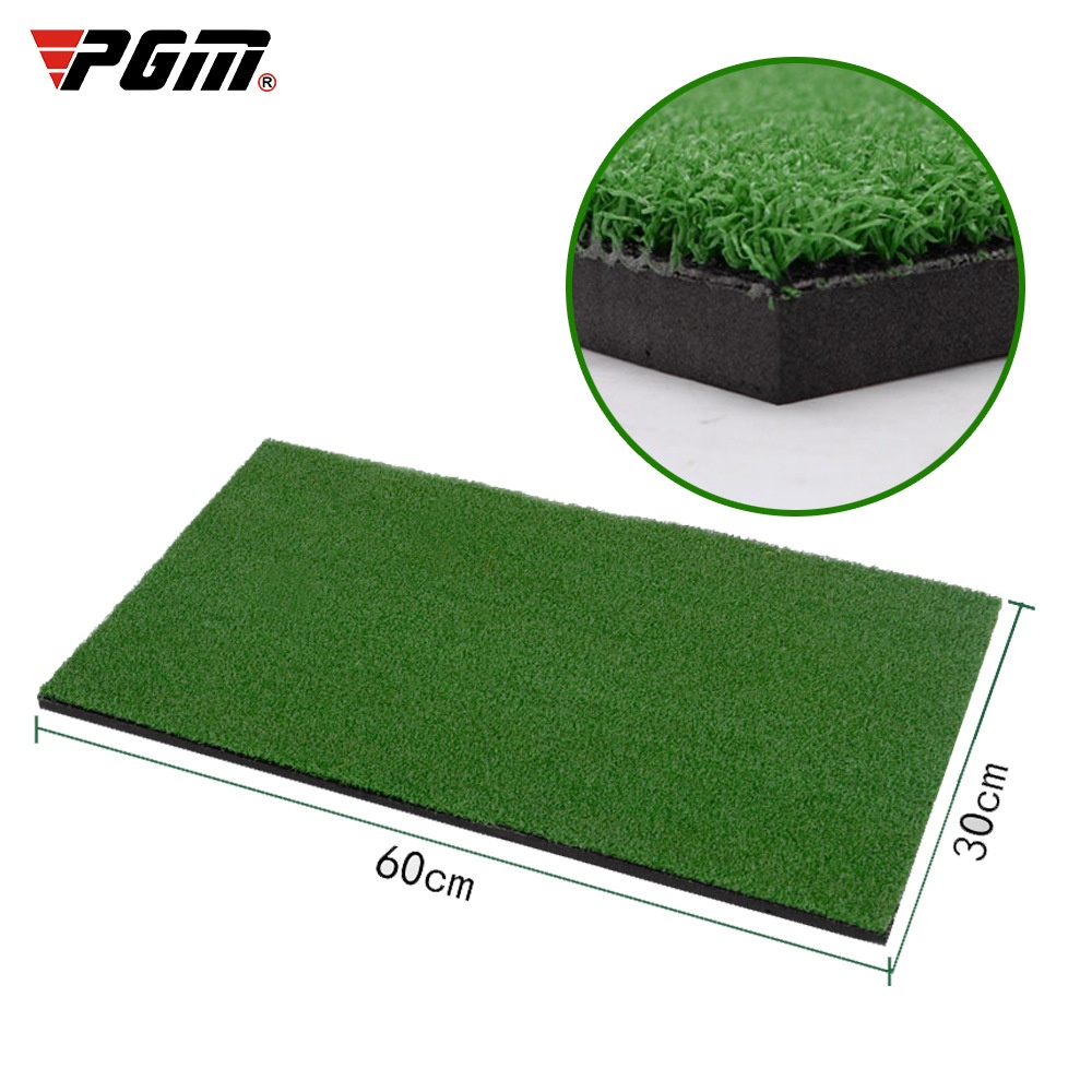 Indoor Golf Mat Backyard Practice Rubber Grass Training Hitting Pad Grassroots Green Tools 50 * 80cm ordinary version - Image 3