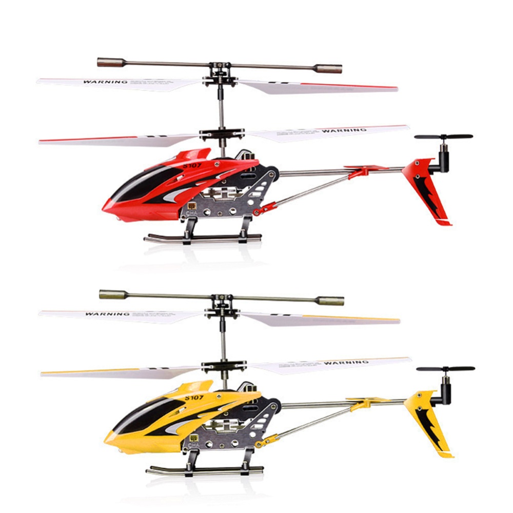 S107g Remote Control Helicopter Model Toys 3-channel Fall-resistant Aircraft for Kids Gifts Blue - Image 2