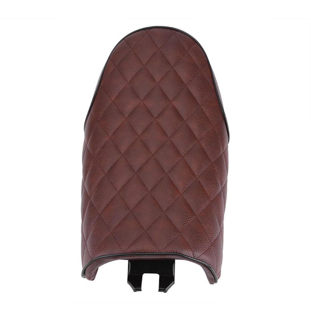 Motorcycle Brown Hump Universal Seat Cafe Racer Vintage Saddle For Honda for Yamaha Flat diamond brown - Image 3