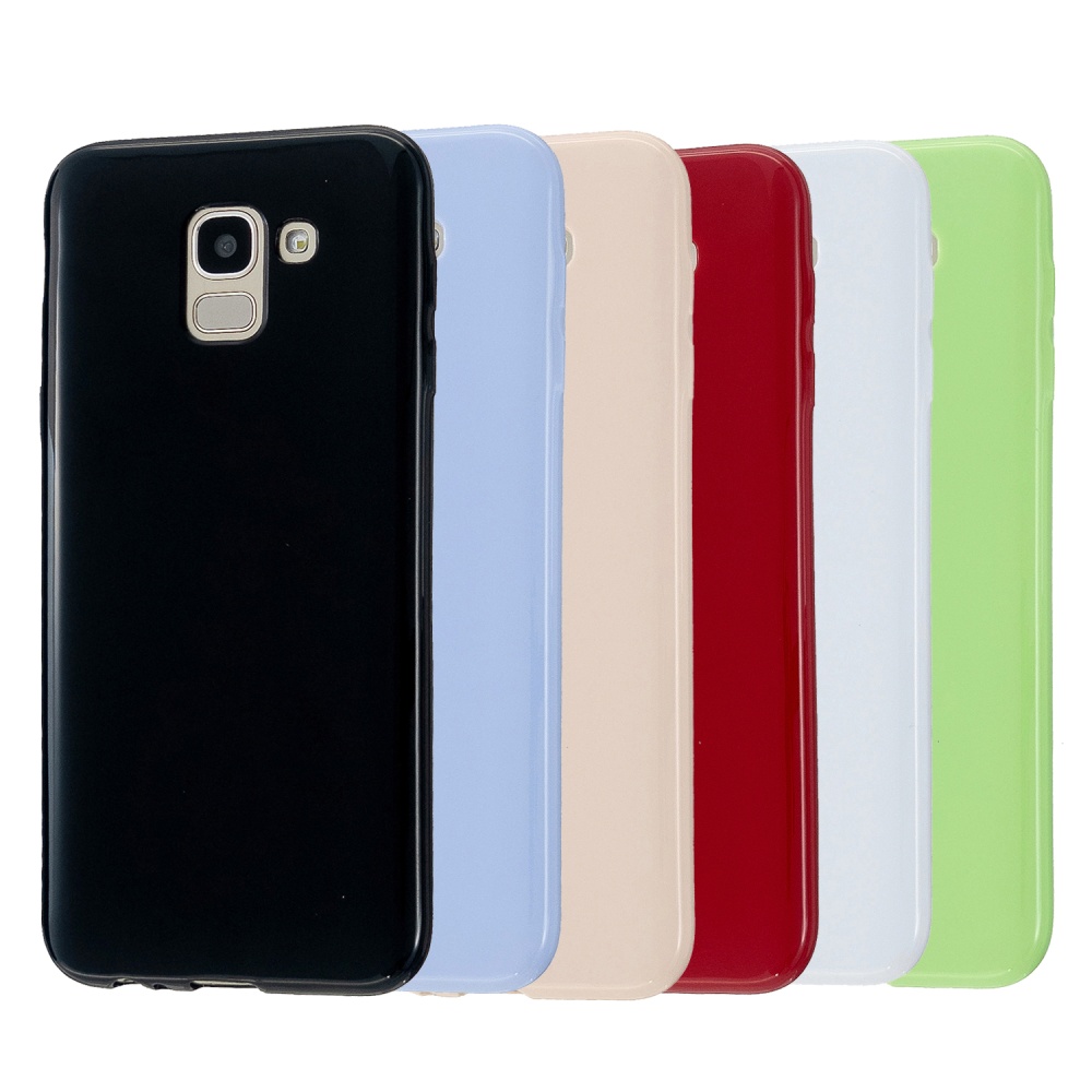 For Samsung A6/A6 Plus 2018 Smartphone Case Soft TPU Precise Cutouts Full Body Protection Mobile Phone Shell Milk white - Image 2