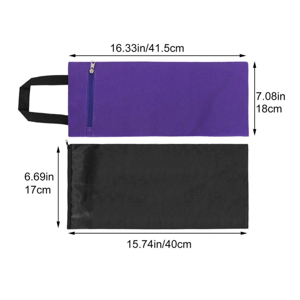 Unfilled Sandbag for Yoga Weights and Resistance Training with Inner Waterproof Bag purple_41 * 18cm - Image 3