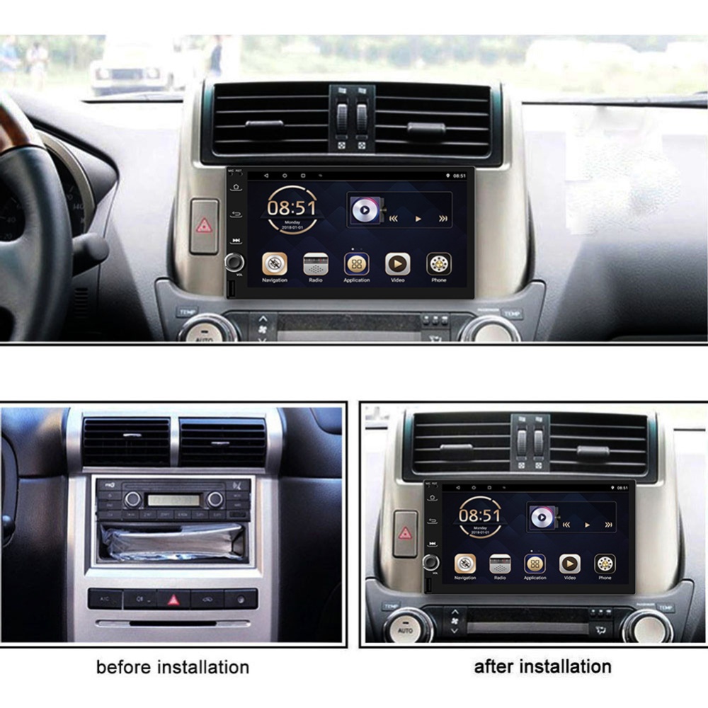 7-inch Car Multimedia Video Player Universal Android 9.0 Central Control GPS Navigator 1+16G - Image 2