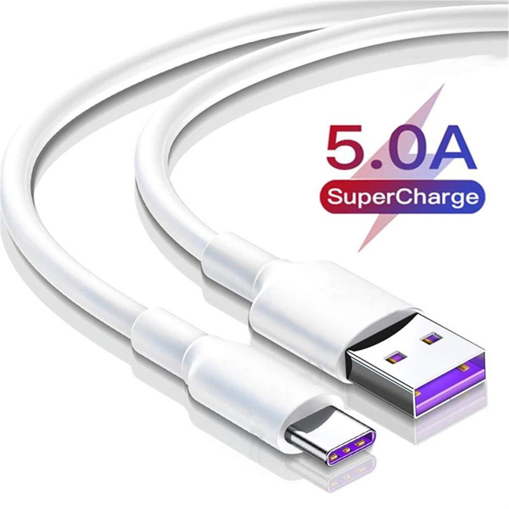 Type-c Data Cable Usb 3.1 5a Fast Charging Synchronous Battery Charger Transmission Connecting Wire 1.5m - Image 3