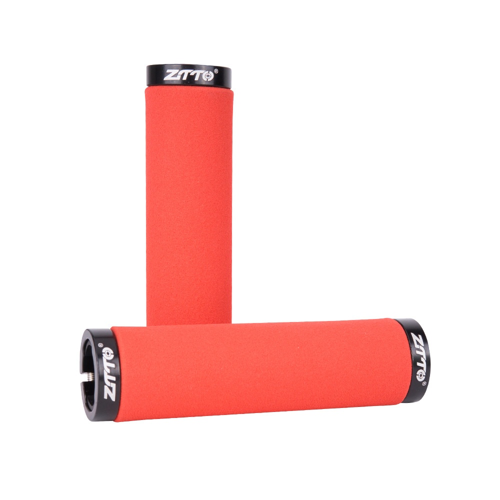 ZTTO Bicycle Handle Grip Sponge Cover Soft Comfortable Colorful Bike red - Image 3