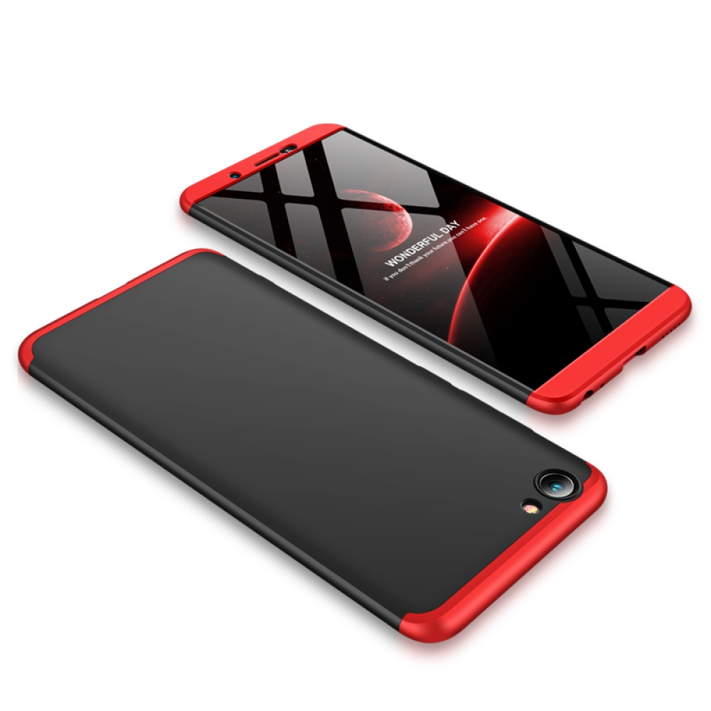 For VIVO Y71 Slim 3 in 1 Hybrid Hard Case Full Body 360 Degree Protection Back Cover red - Image 3