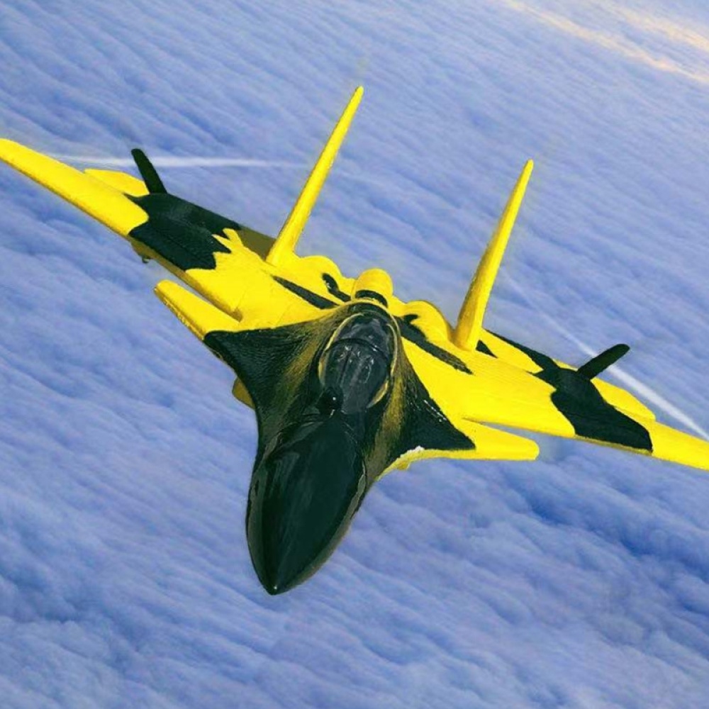 Fx620 Remote Control Glider Fixed Wing Su35 Fighter Jet Children Aircraft Model Toys Yellow - Image 3