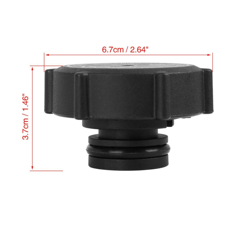 Radiator Bowl Cap Coolant Recovery Cover For X Type Engine 03-09 Mja4440ba Black - Image 2