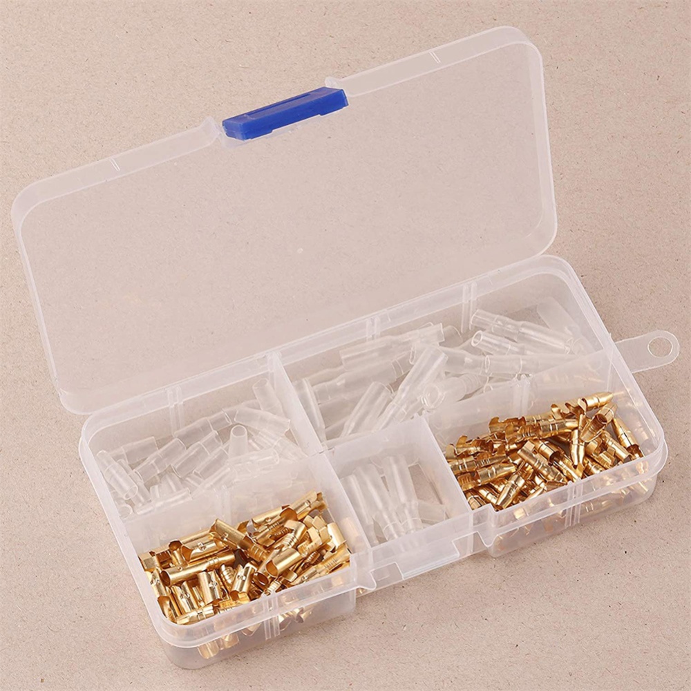 120pcs 3.5mm Connectors Kit Cold-pressed Wiring Plug-in Terminal With Insulation Cover Reed Insert Sheath (3.5mm) - Image 3