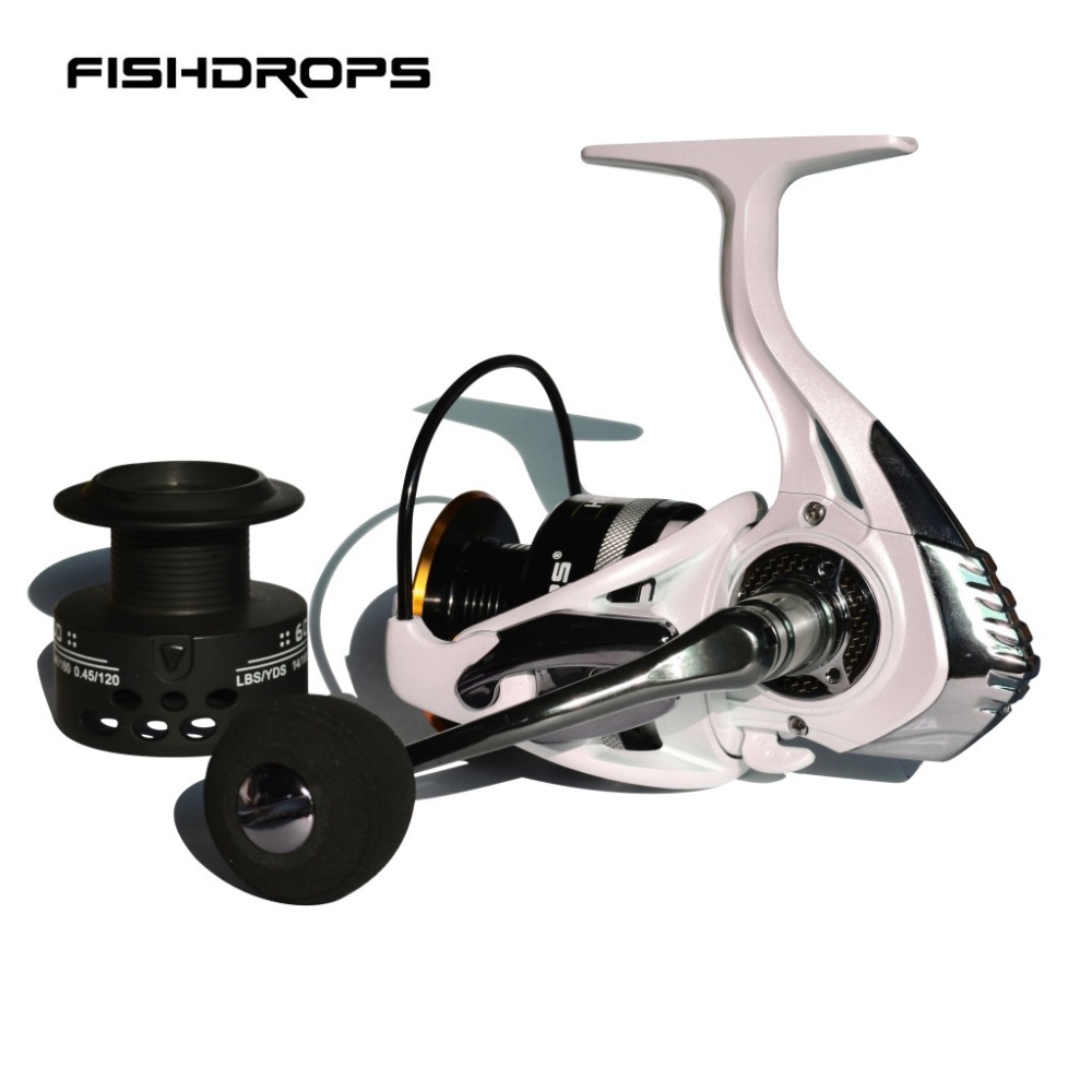 Spinning Fishing Reel Metal Power Handle Carbon Fiber Drag Systems Saltwater Freshwater 1000 - Image 2