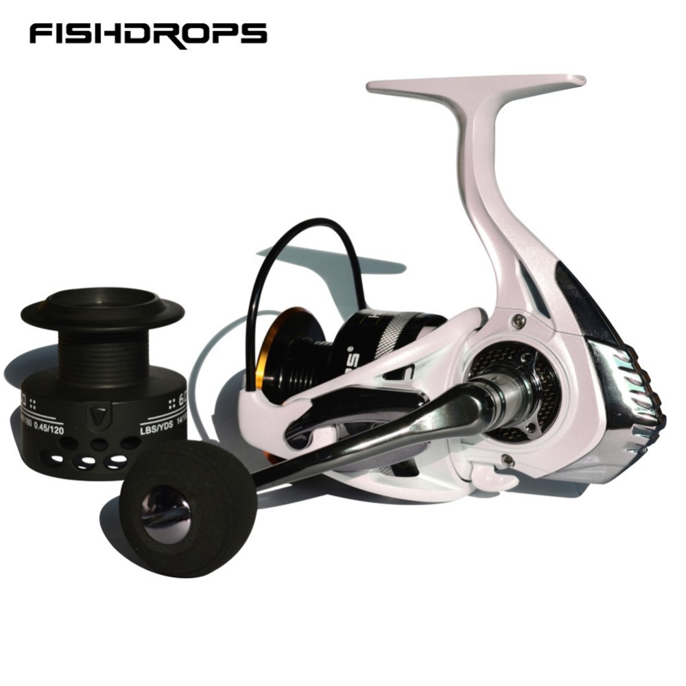 Spinning Fishing Reel Metal Power Handle Carbon Fiber Drag Systems Saltwater Freshwater 1000 - Image 3