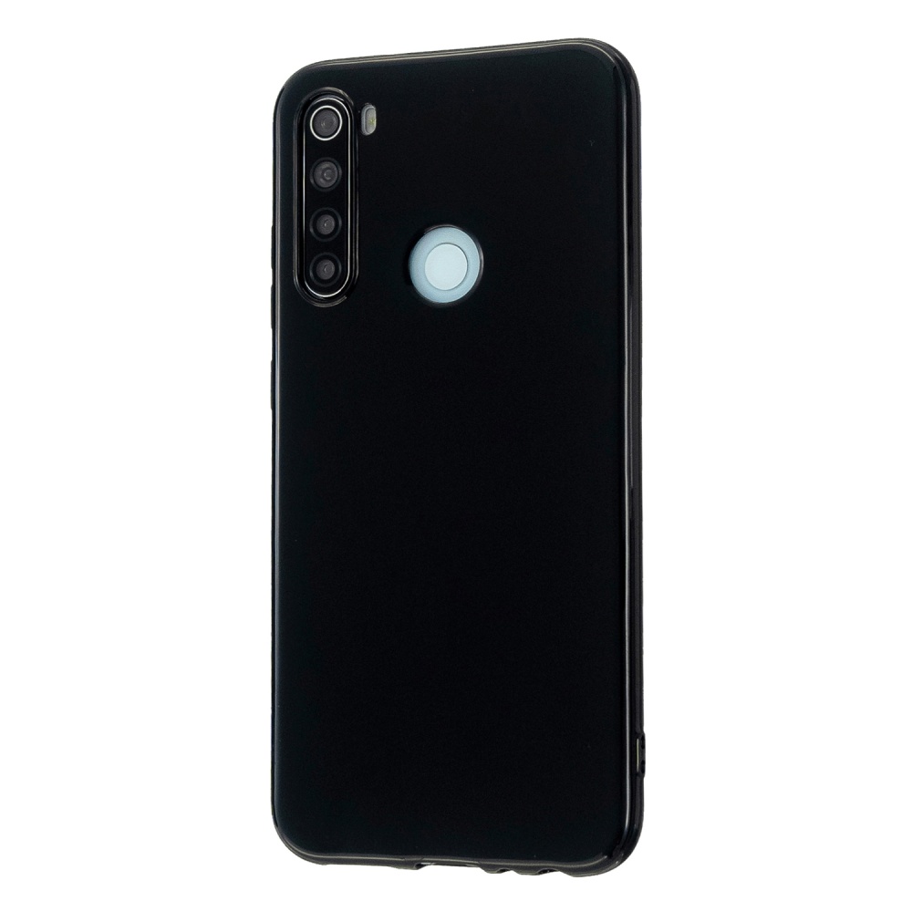 For Redmi Note 8/8 Pro Cellphone Cover Reinforced Soft TPU Phone Case Anti-scratch Full Body Protection Bright black - Image 3