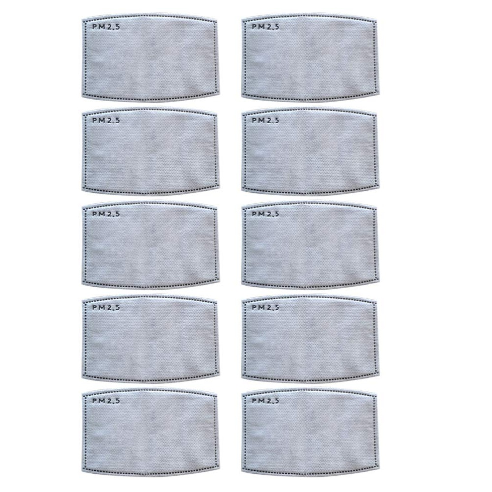 10/20/50/100pcs Universal PM2.5 6 Layer Activated Carbon Filter Mat for Mask 10PCS - Image 3