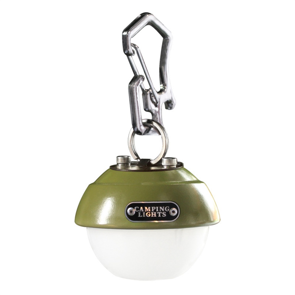 Outdoor Camping Lamp 3 Light Modes Multi-functional Usb Charging Lantern With Hook Design Strawberry (army green) - Image 2