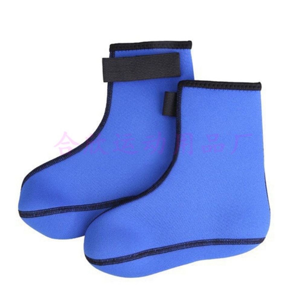 3mm Neoprene Long Swimming Socks Beach Shoes Diving for Training black_L - Image 3