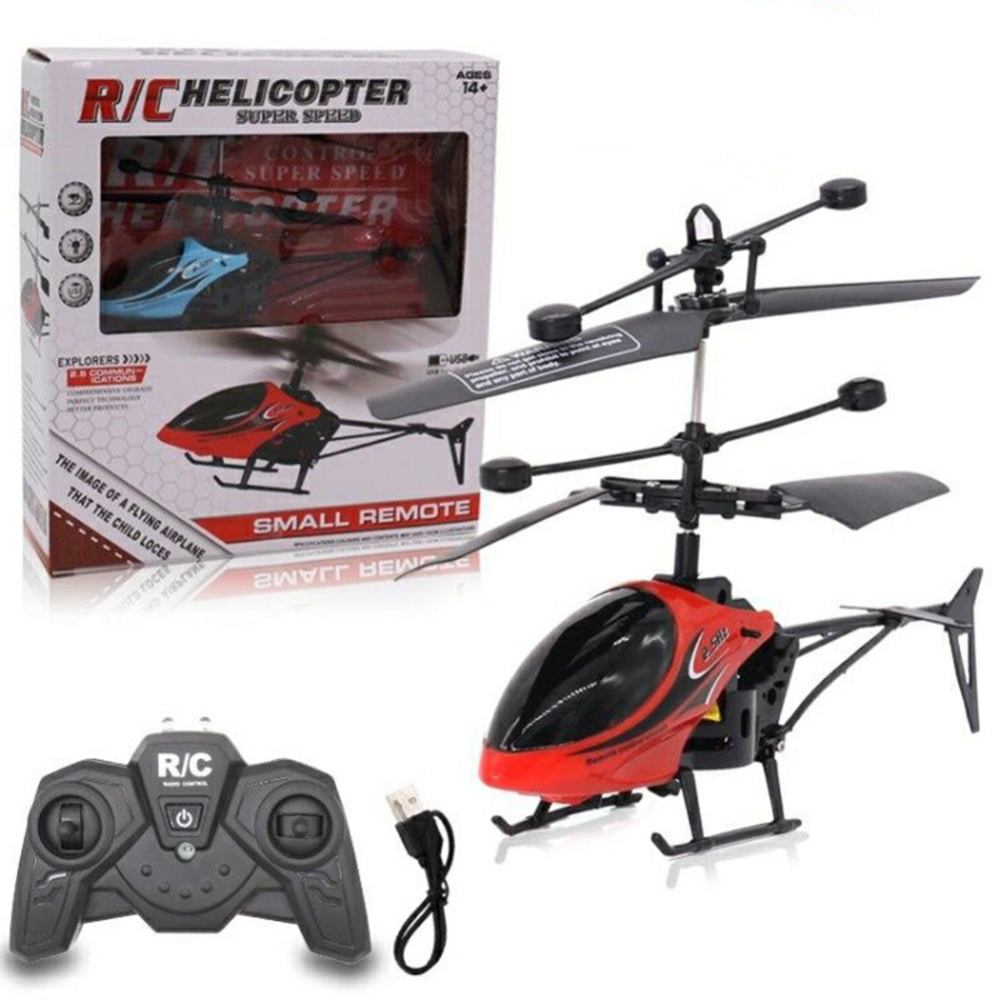 Children Remote Control Helicopter With Lights Fall-resistant Aircraft Birthday Gifts For Boys Girls yellow - Image 2