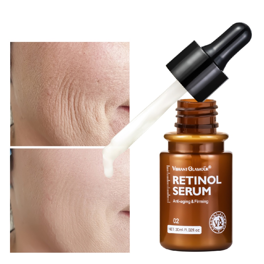 Retinol Facial Serum Anti-aging Remove Wrinkles Relieve Fine Lines Increase Elasticity Skin Care 30ml - Image 2