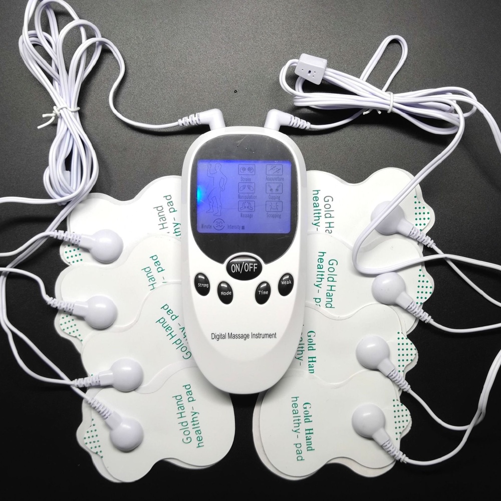 Double Output DC Cervical Vertebra Massager Instrument Electric Neck Shoulder Mini Multifunctional Massage opp bag - Image 3