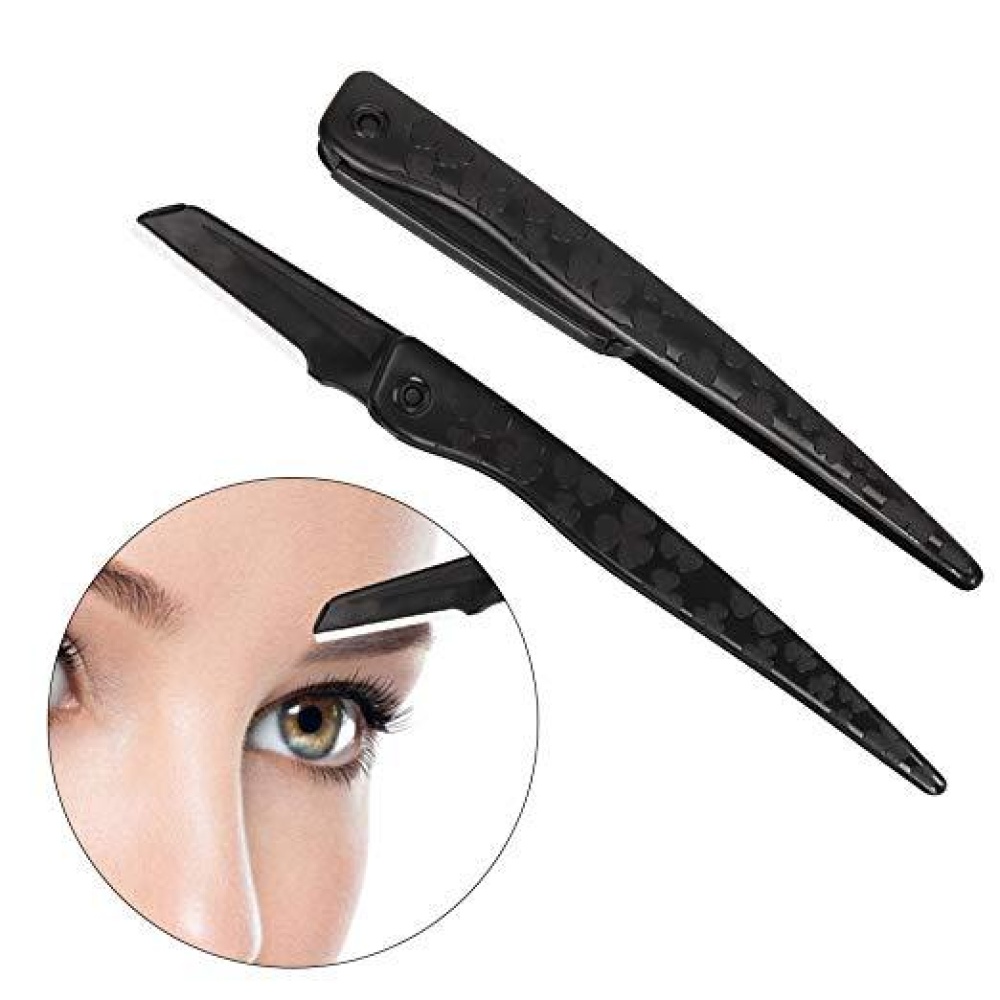 5 pcs/set Pro Eyebrow Makeup Tools Set Eye Brow Trimmer Tweezer Scissor Shaver Comb Kit 5-piece set - Image 3