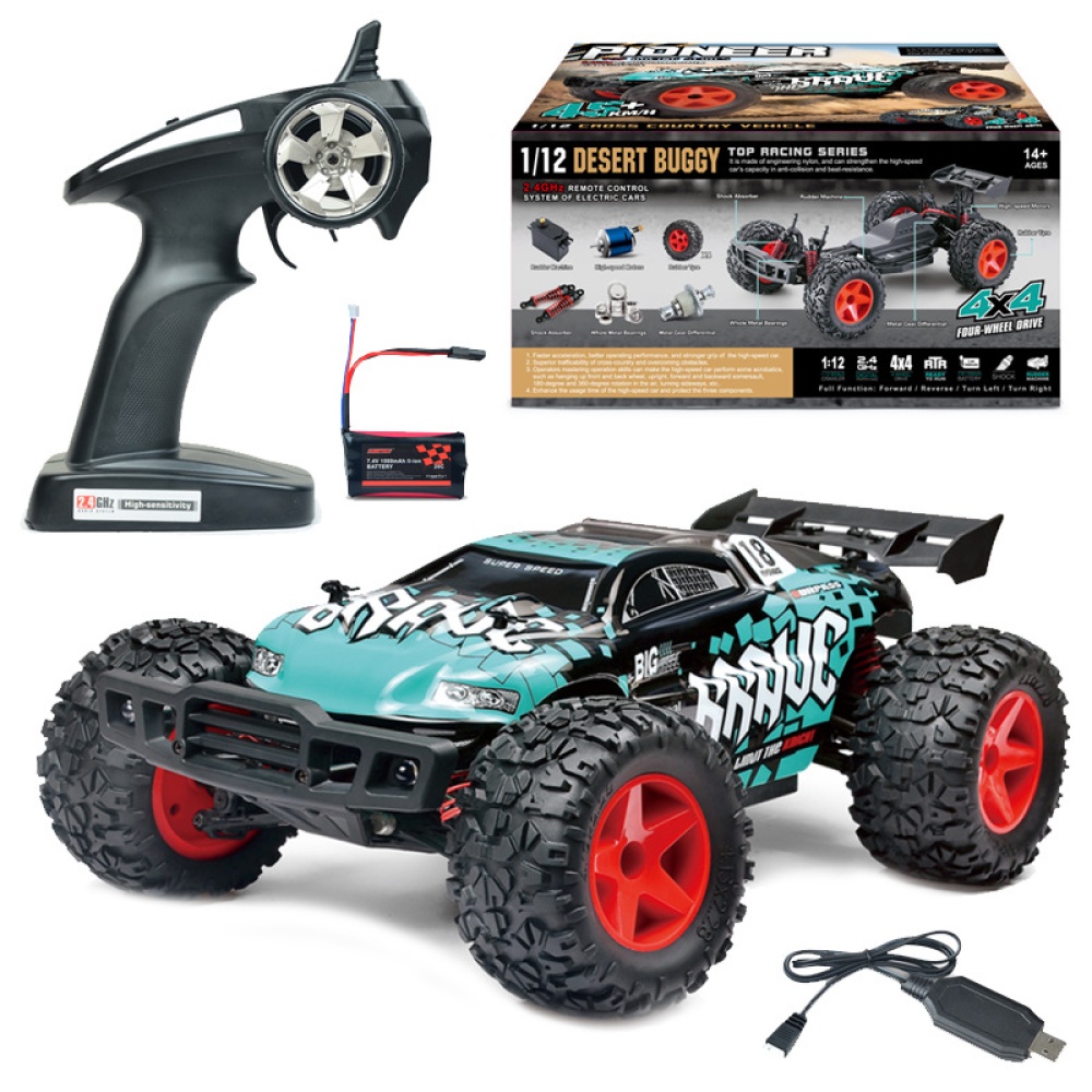 Remote Control Bg1508 Upgrade Four-Wheel Drive Charging Wireless Drift Racing 1:12 Modeling Car Toy red_1:12 - Image 3