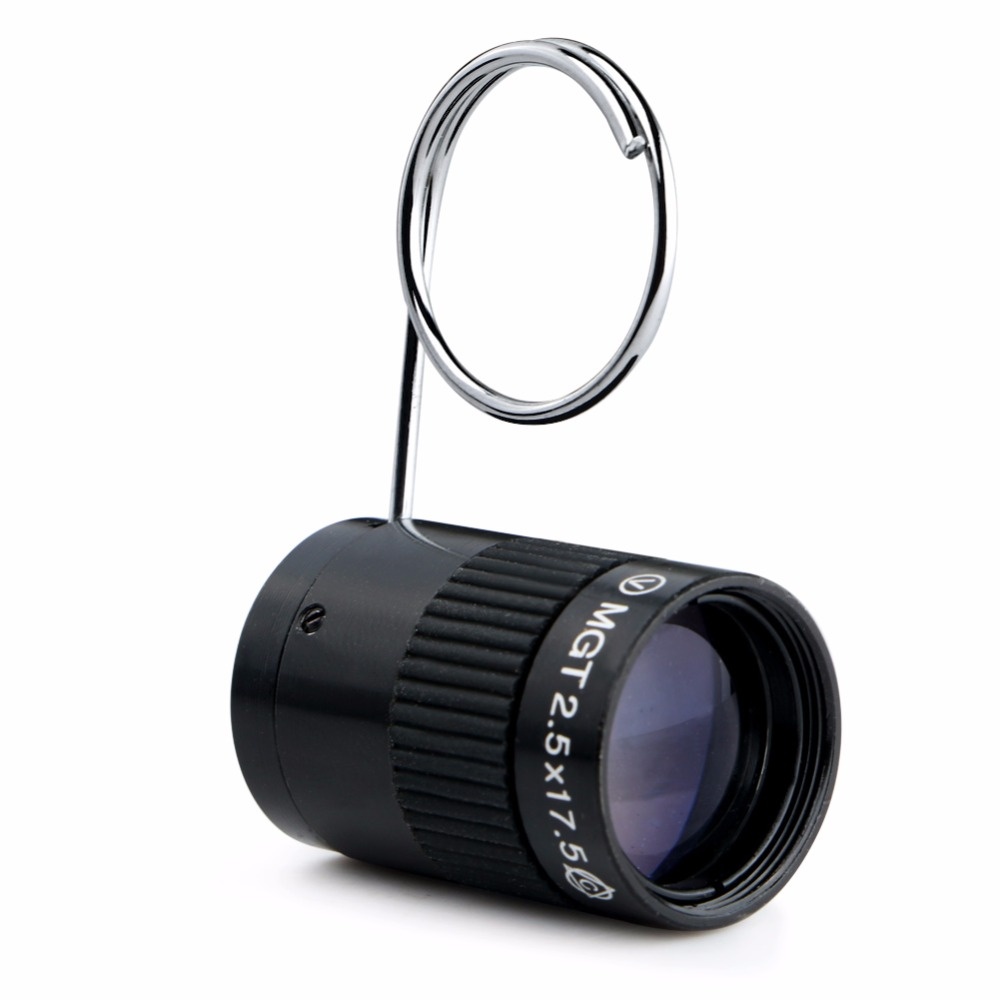 Mini Monocular Telescope 2.5x17.5 HD Optical Ultra Miniature Finger Buckle Handheld - Image 3