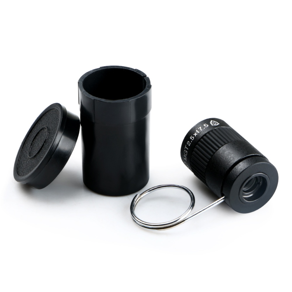 Mini Monocular Telescope 2.5x17.5 HD Optical Ultra Miniature Finger Buckle Handheld - Image 2