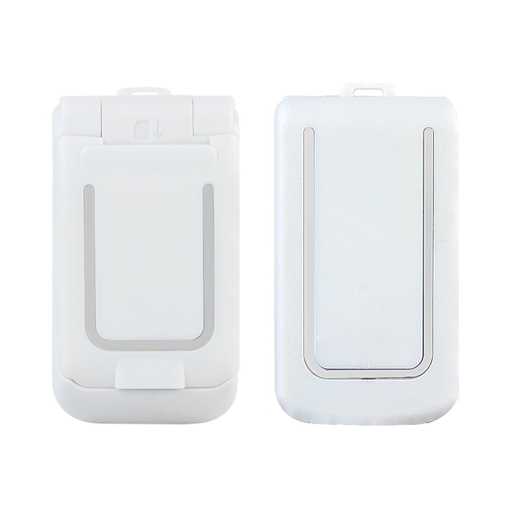 Mini Flip Mobile Phone 0.66"" Smallest Cell Wireless Bluetooth FM Magic Voice Handsfree Earphone for Kids white - Image 3